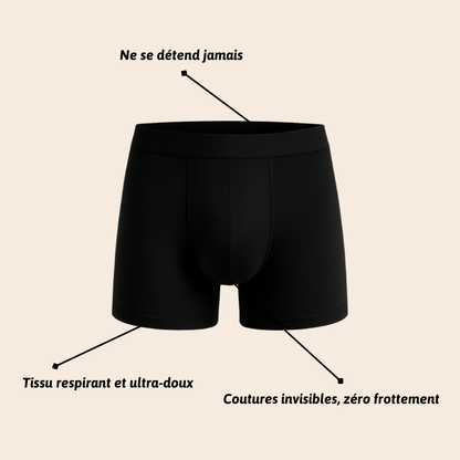 Boxers Noirs Intemporels | Pack 10