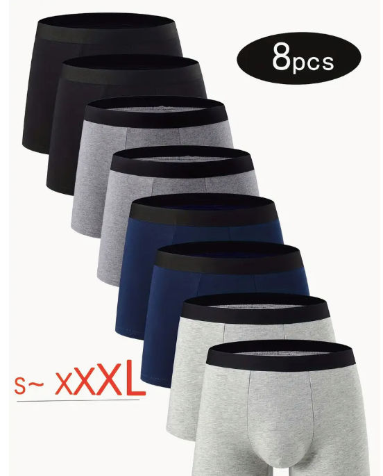 Boxers Mixtes Confort | Pack 8