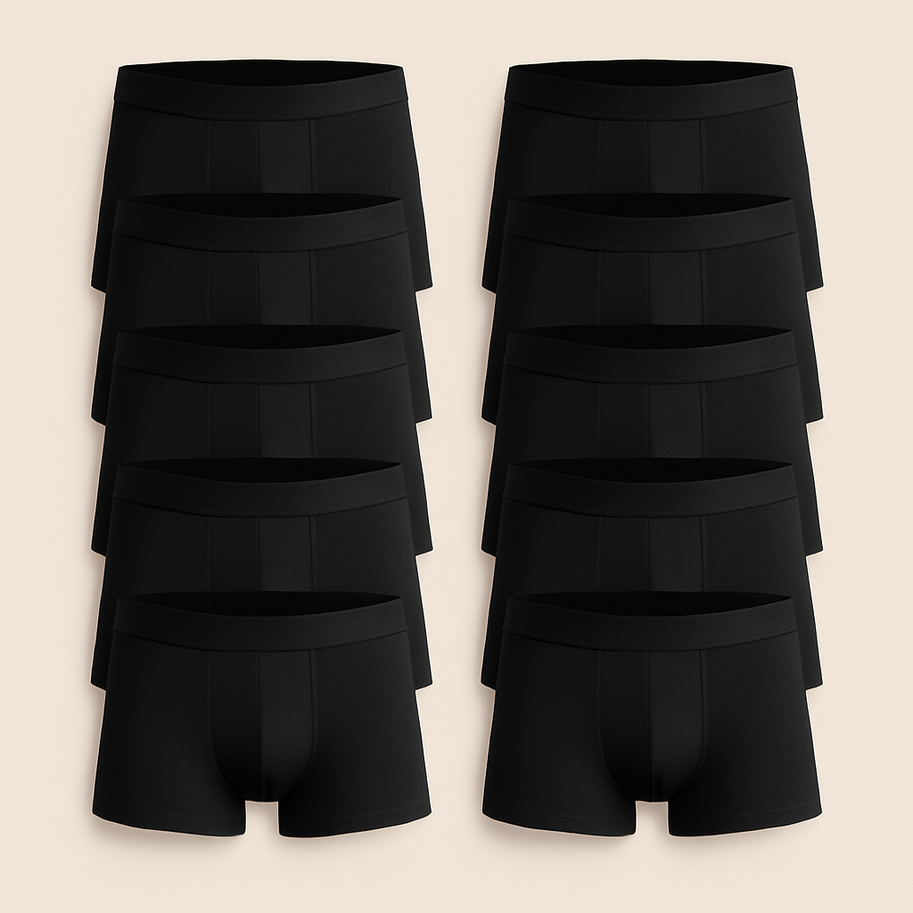 Boxers Noirs Intemporels | Pack 10
