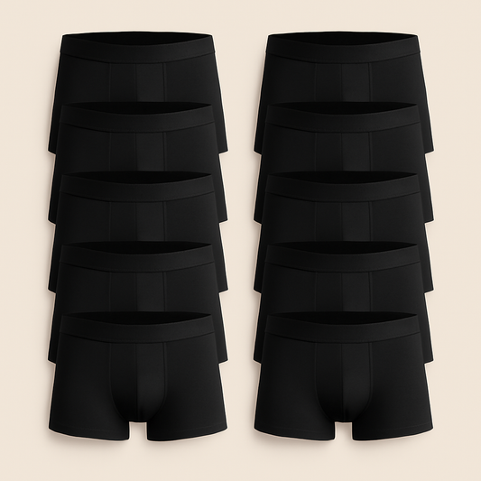 Boxers Noirs Intemporels | Pack 10