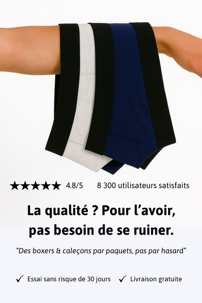 Boxers Mixtes Confort | Pack 6